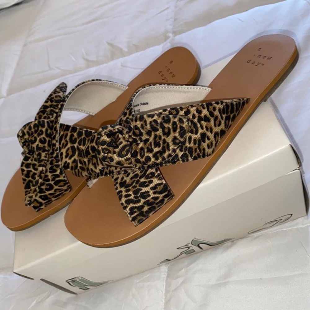Leopard Sandals